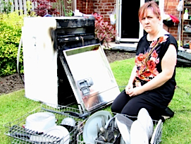 Beko dishwasher goes on fire