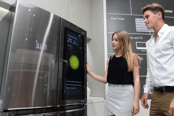 LG connected fridge freezer