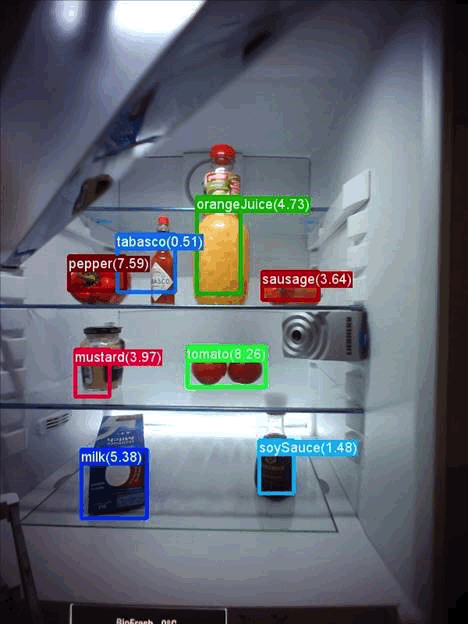 Liebherr food recognition in fridge