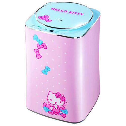 Hello Kitty top loading washing machine from Haier