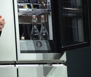 Wifi panel on the new LG Signature range fridge freezer