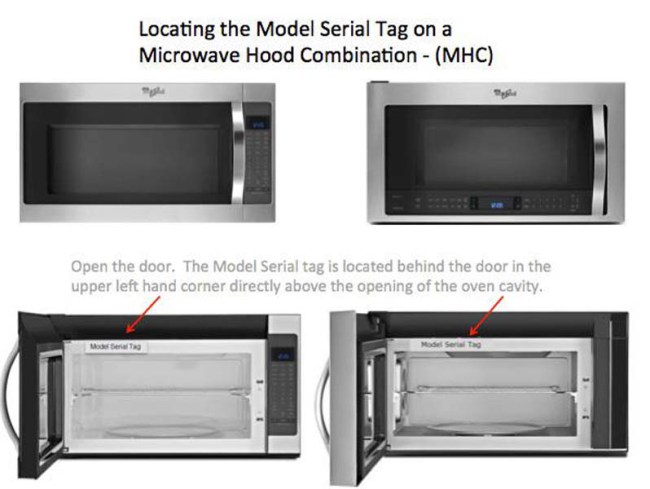 whirlpool microwave recall