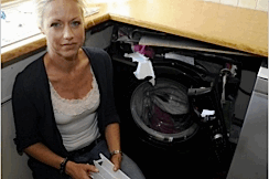 Hoover washing machine explodes