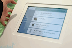 Siemens homeConnect iPad control panel