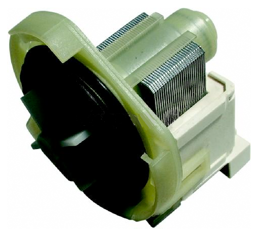 A typical magnetic type dishwasher drain pump for a Beko dishwasher in this case