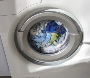 Classic overloading a washing machine even although the customer insisted it wasn't the full weight