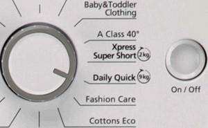 Crazy washing machine programs