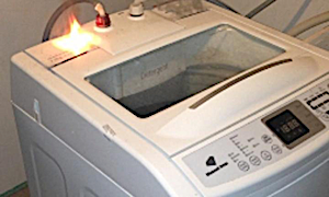 Samsung washing machine fires were a huge problem in Australia