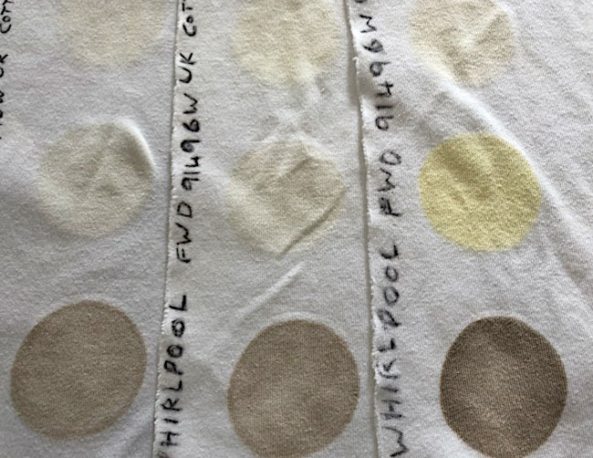 Whirlpool washing machine wash test result