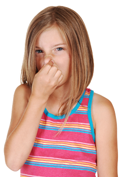 A bad smell from the cooker