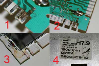 Servis washing machine module blown, but why?
