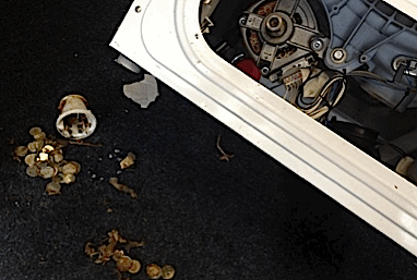 &pound;19 retrieved from a washing machine