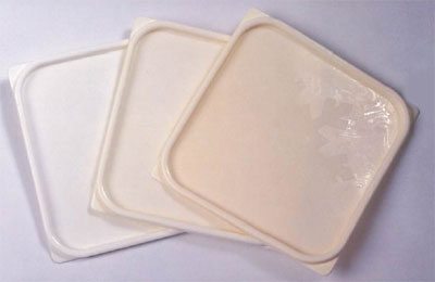 Plastic turning orange or pink in a dishwasher