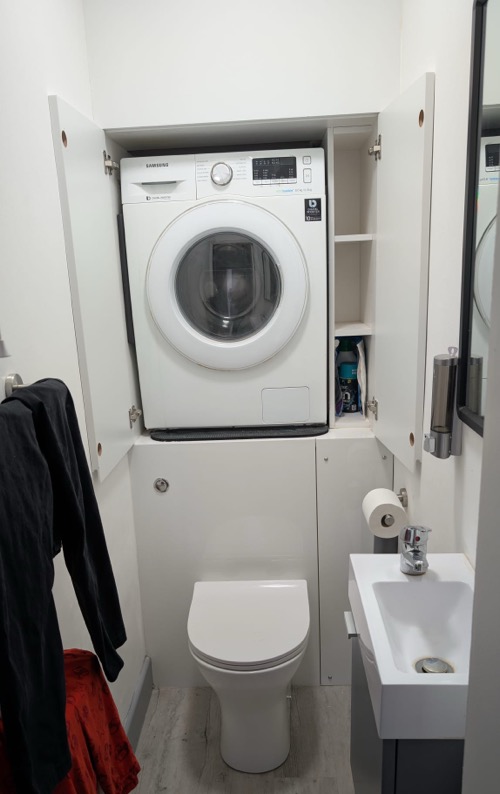 dodgy washing machine installation