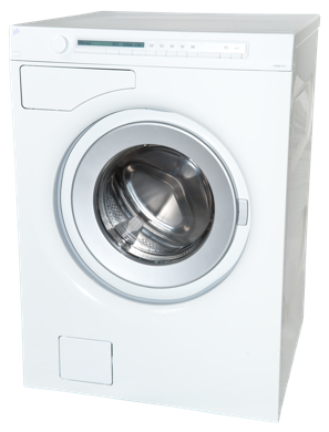 Hot and cold water fill valves on an ISE W288eco washing machine