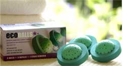 Washing machine Ecoballs the soap powder alternative that does not work