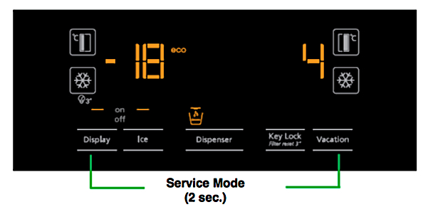 Beko fridge freezer service test 29