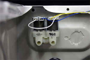 Washing machine water fill valve