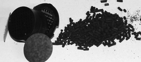 What is inside a cooker hood carbon filter