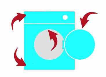 tumble dryer model location