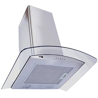 A modern designer cooker hood
