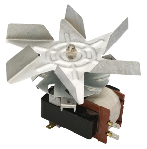A typical oven fan motor that could be used on many brands and models of cooker or oven