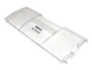A typical plastic freezer flap or drawer front from Beko
