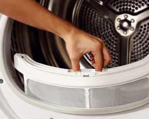 Removing your tumble dryer filter to clean it is easy