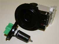 Servis washing machine pump in bits