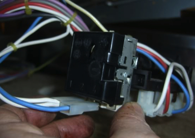 Smeg oven selector switch with thermostat on the back