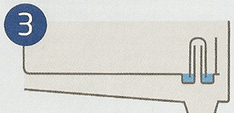 Washing machine fabric conditioner compartment is emptied at the end of the wash cycle