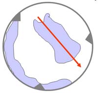 How washing tumbles in the drum of a washing machine