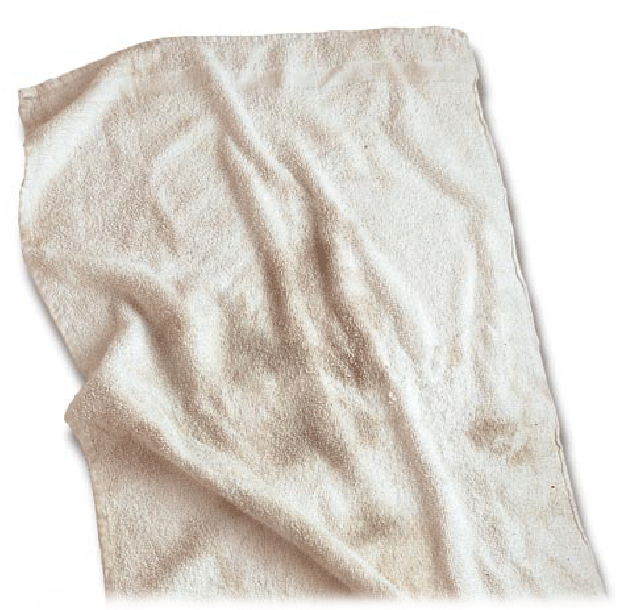 Black or dark stains after towels are washed in your washing machine