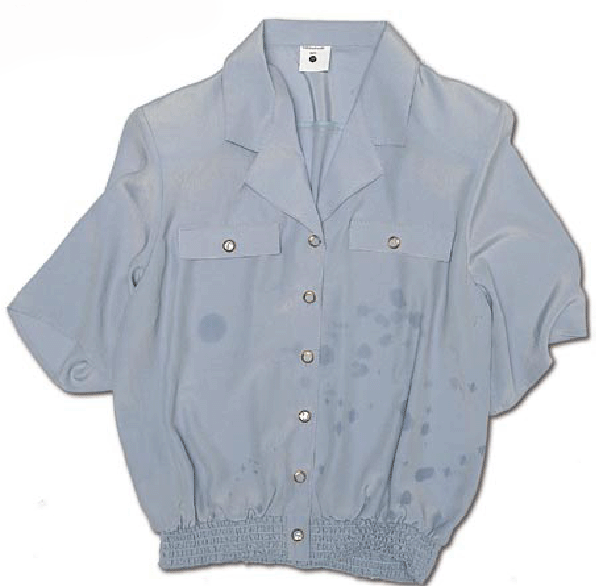 Greasy marks appear after clothes are washed in your washing machine