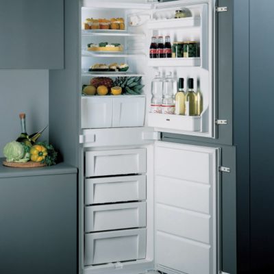 Typical integrated fridge freezer