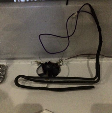 I replaced the element