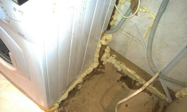 sealed in washing machine