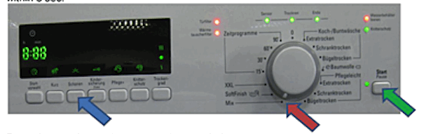 Whirlpool 6th sense tumble dryer test procedure