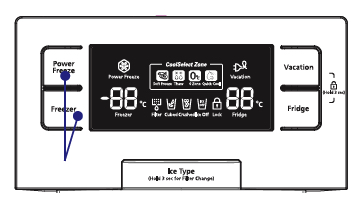 Samsung rsh fridge freezer test mode entry