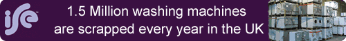 The ISE washing machine, trying to reduce some of the 1.5 million washing machines that are scrapped every year