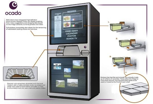 The Ocado fridge freezer