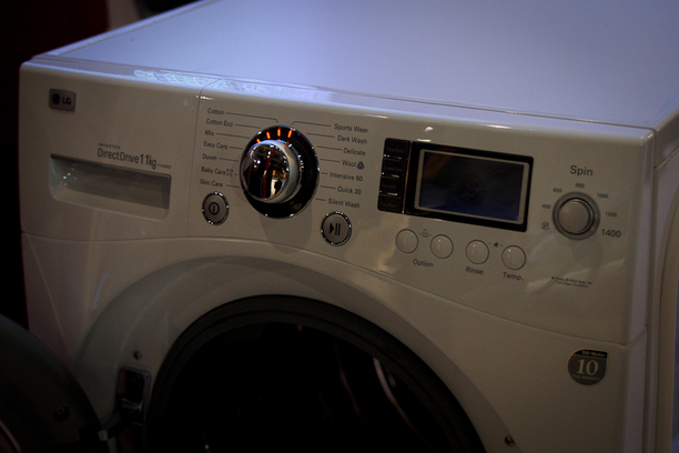 The new 11Kg LG washing machine