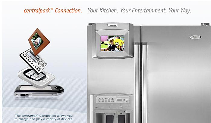 Whirlpool's Centralpark fridge