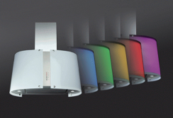 Baumatic's new colour changing cooker hood, the Spectrum