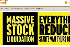 Comet closing down sales