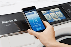 Panasonic introduced Android App enabled washing machines