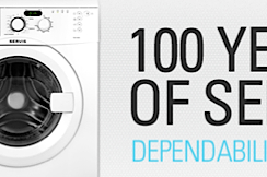 The Servis brand returns with washing machine models from Vestel