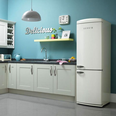 Servis retro style fridge freezer