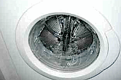 Washing machine door glass smashed