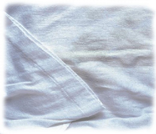 Greasy stain on laundry from your washing machine look like this